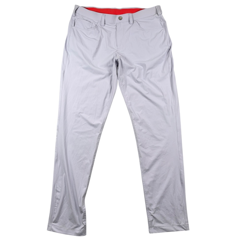 REDVANLY Golf Pants Mens L Lavender Purple Performance Stretch Tech Trousers